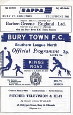 Bury Town v Wellingborough Town