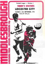 Middlesbrough v Leicester City