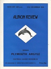 Brighton & Hove Albion v Plymouth Argyle