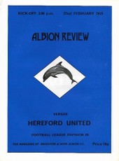 Brighton & Hove Albion v Hereford United