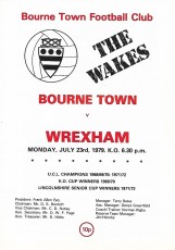 Bourne Town v Wrexham