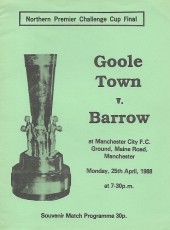 Goole Town v Barrow