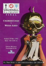 Colchester United v Witton Albion