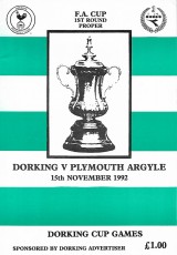 Dorking v Plymouth Argyle