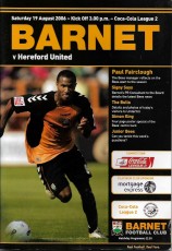 Barnet v Hereford United
