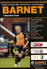 Barnet v Mansfield Town