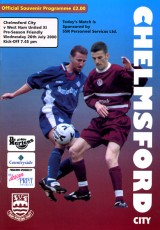 Chelmsford City v West Ham United