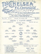 Chelsea v Clapton Orient