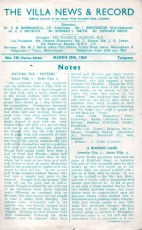 Aston Villa v Coventry City