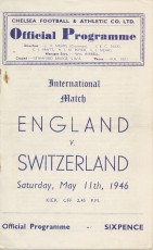 England v Switzerland
