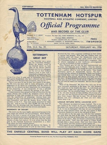 Tottenham Hotspur v Leicester City