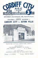 Cardiff City v Aston Villa