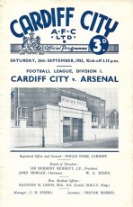 Cardiff City v Arsenal
