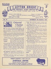 Leyton Orient v Sheffield United