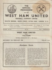 West Ham United v Fulham