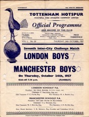London v Manchester Boys