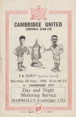 Cambridge United v Cambridge City