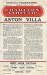 Charlton Athletic v Aston Villa