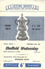 Leyton Orient v Sheffield Wednesday