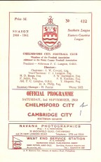 Chelmsford City v Cambridge City
