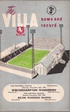 Aston Villa v Wolverhampton Wanderers