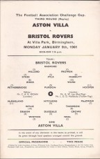 Aston Villa v Bristol Rovers
