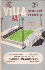 Aston Villa v Bolton Wanderers