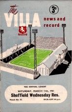 Aston Villa v Sheffield Wednesday