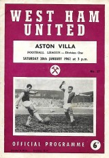 West Ham United v Aston Villa