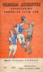 Oldham Athletic v Chesterfield