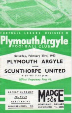 Plymouth Argyle v Scunthorpe United