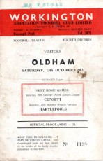 Workington v Oldham Athletic
