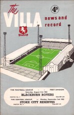 Aston Villa v Blackburn Rovers