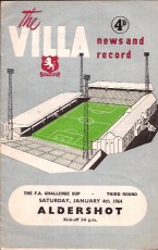 Aston Villa v Aldershot Town