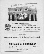 Luton Town v Oldham Athletic