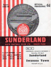 Sunderland v Swansea Town