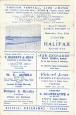 Chester FC v Halifax Town