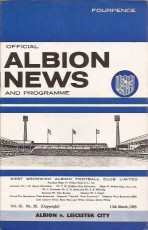 West Bromwich Albion v Leicester City