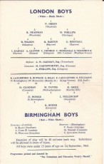 London v Birmingham City