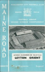 Manchester City v Leyton  Orient
