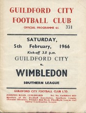 Guildford City v Wimbledon