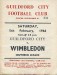 Guildford City v Wimbledon