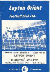Leyton Orient v Charlton Athletic