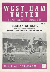 West Ham United v Oldham Athletic