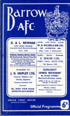 Barrow v Halifax Town