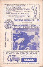 Southend United v Barnsley