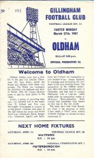 Gillingham v Oldham Athletic