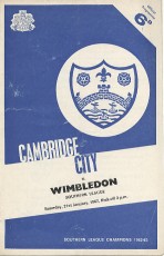Cambridge City v Wimbledon