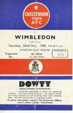 Cheltenham Town v Wimbledon