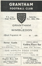 Grantham v Wimbledon